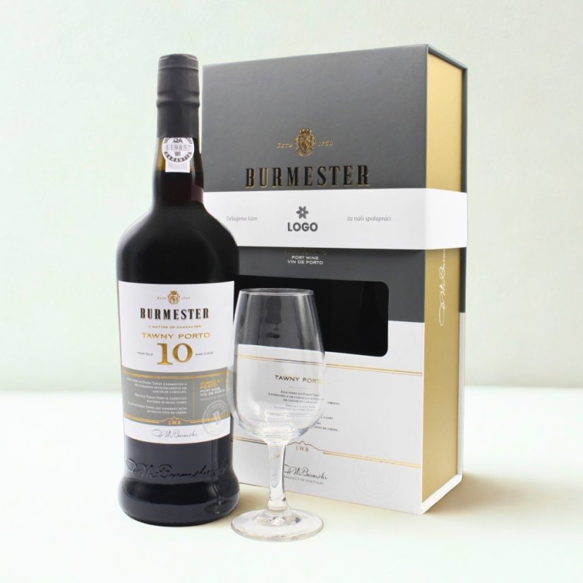 Burmester set Tawny 10 Year Old + 1 sklenička